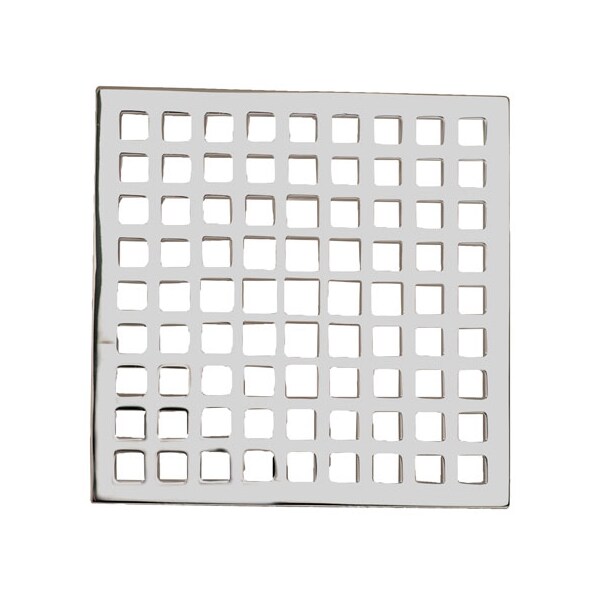 Newport Brass 6" Square Shower Drain in Polished Chrome 233-601-26 - main